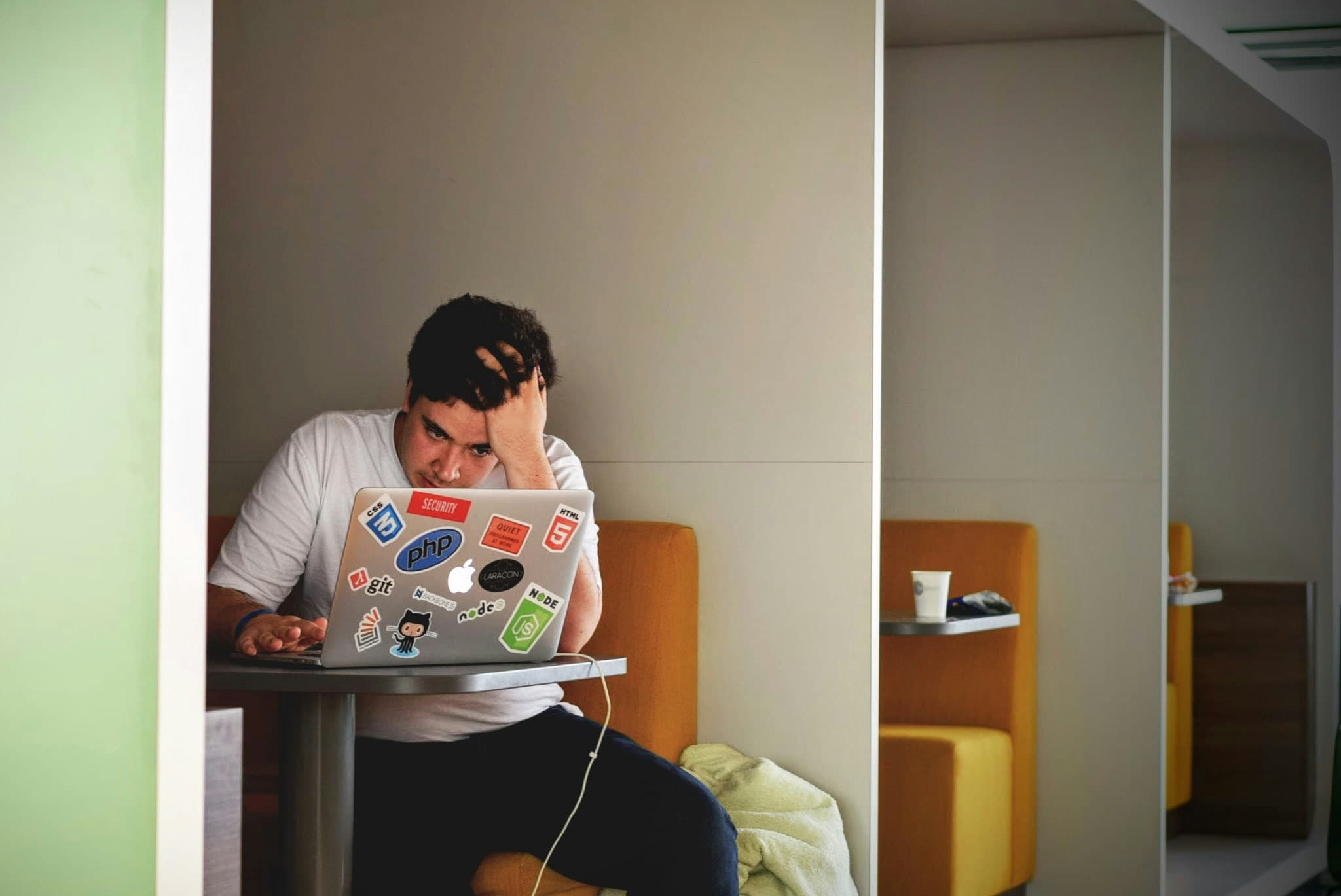 Empty office workspace illustrating employee turnover in a Canadian small business